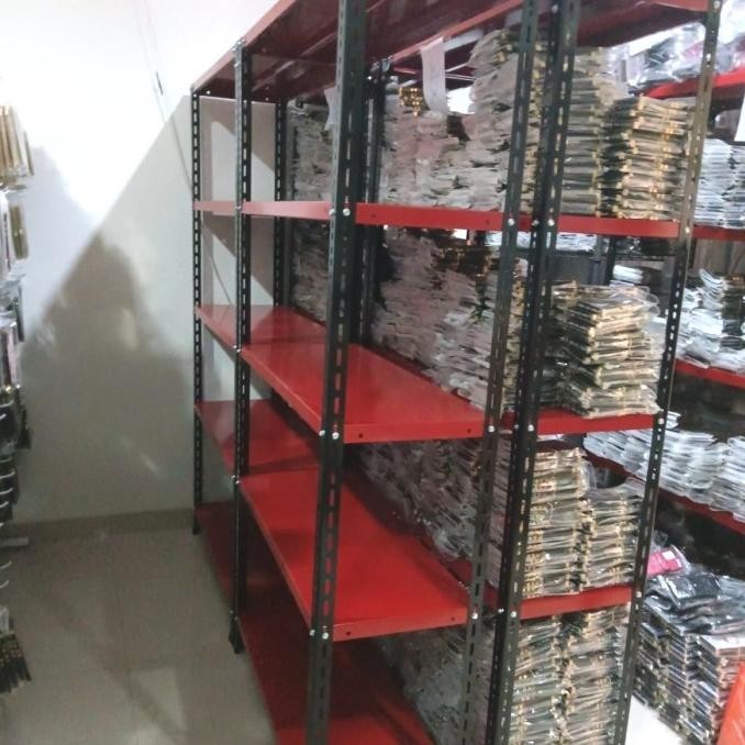 Rak Susun Besi Serbaguna Ud Jaya Tempat Penyimpanan Gudang 30X100X200