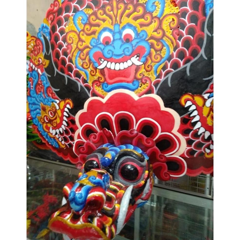 BAYAR DITEMPAT Barongan kayu anak / barongan caplok kayu / barongan anak caplok kayu murah / baronga