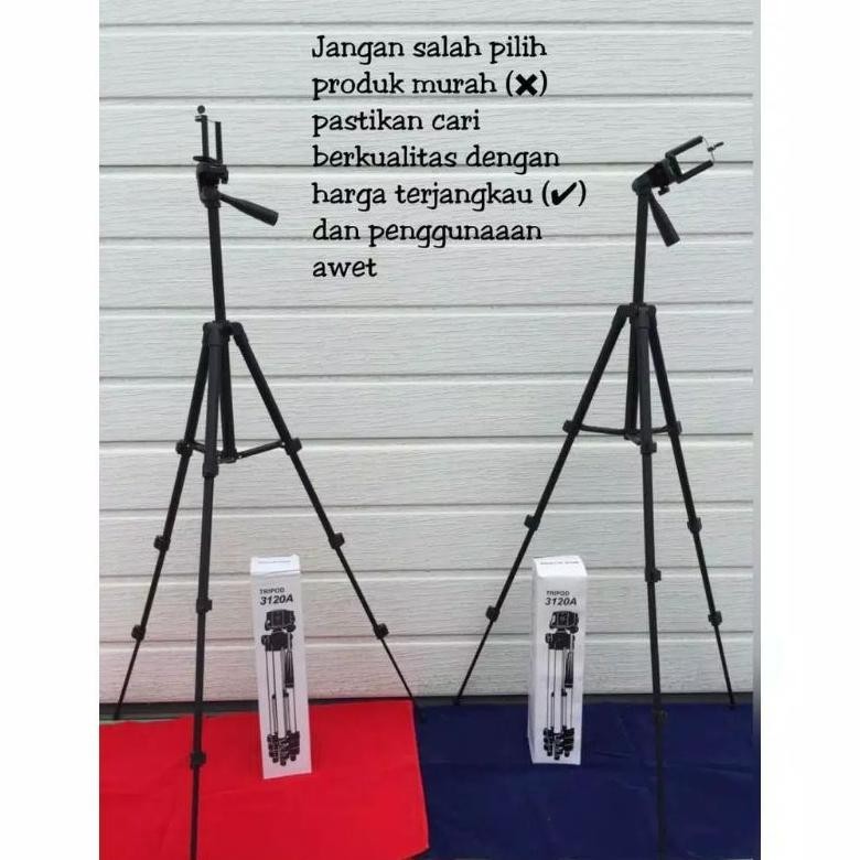 Sale Weifeng Tripod 3120 + Remot - Tripod Hp Dan Kamera Universal + Free Holder U Dan Tas Tripod Hit