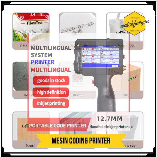 

HRG DISKON Mesin Coding Expired Date Stempel Automatic Logo Portable Stok Printer