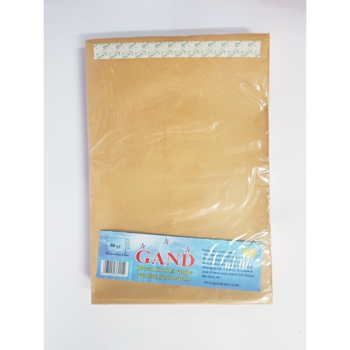 

BRG BARU Amplop coklat Folio F4 dengan Seal