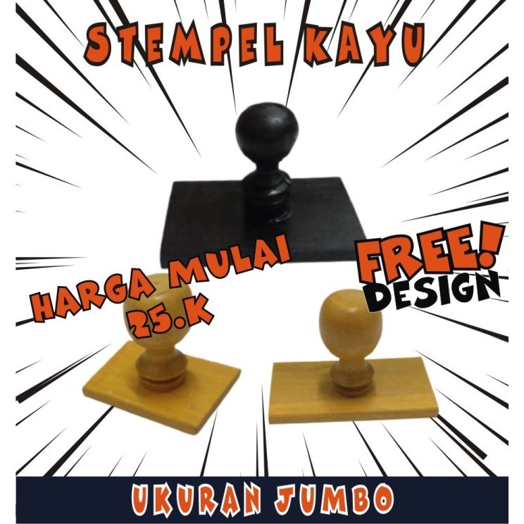 HOT SALE stempel jumbo kayu
