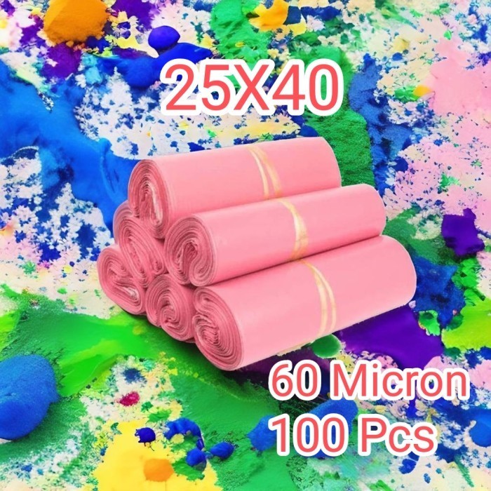 

HOT SALE Polymailer BABY PINK plastik packing 25x40 cm 100 lbr murah premium