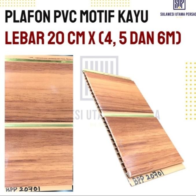 &gt;&lt;&gt;&lt;&gt;&lt;] Plafon Pvc Minimalis Motif Kayu Lebar 20 Cm