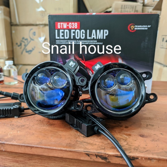 NEW Foglamp Biled Double Laser 3 Inch Blue