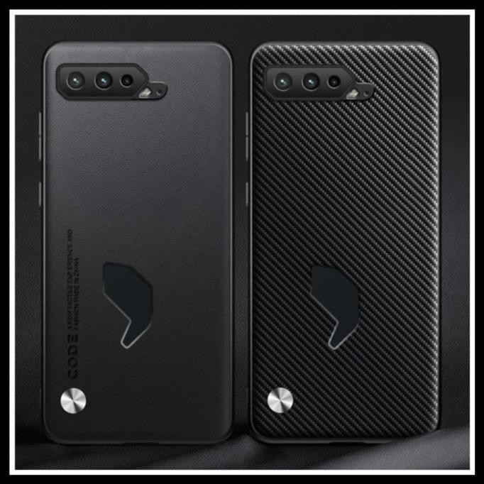 New Asus Rog Phone 5 / 5S Vegan Plain Leather Code Original Hard Case Pc