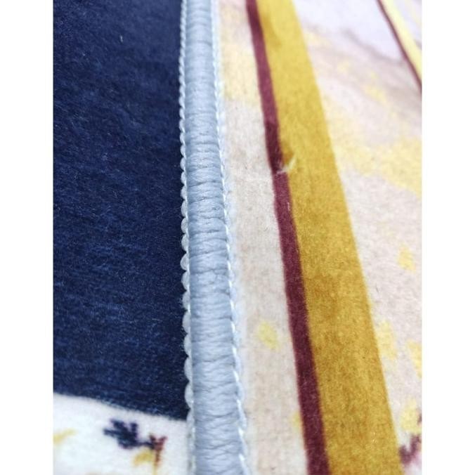 sajadah tebal premium kubah motif marmer kabah sejadah turki anti slip