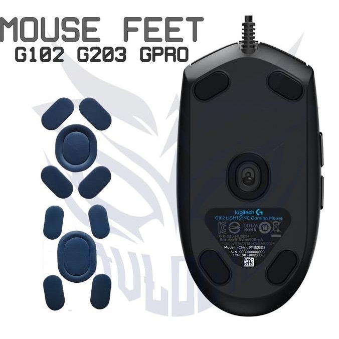 Best - Mouse Feet Glide Logitech G102 / G203 / GPRO 