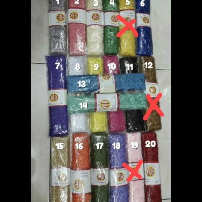 Hot Sale - Renda kaca per roll / renda organdi 