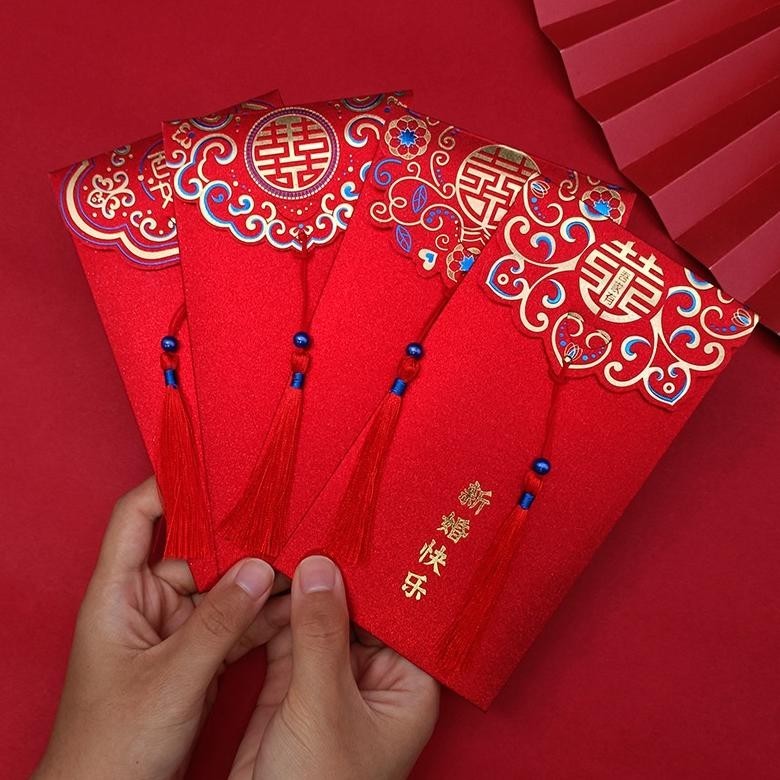 

Terlaris [Besar 2 Pc Angpao Shuang Xi 16.5 X 9 Cm] Premium Kertas Angpao Tassel Sangjit Tebal /Amplop Angpao /Angpau / Hongbao Wedding, Sangjit , Uang Susu, Pernikahan / Shuang Xuang Xi Diskom