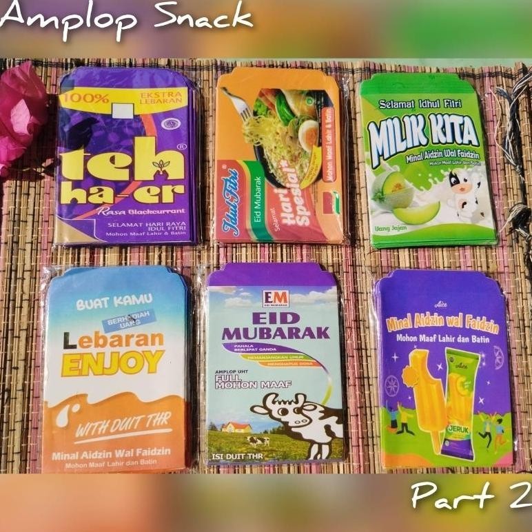 

Promo Akhir Tahun (Isi 100 Pcs) Amplop Lebaran, Angpau Lebaran, Amplop Idul Fitri Karakter Custom Kartun Edition 2023 Promo