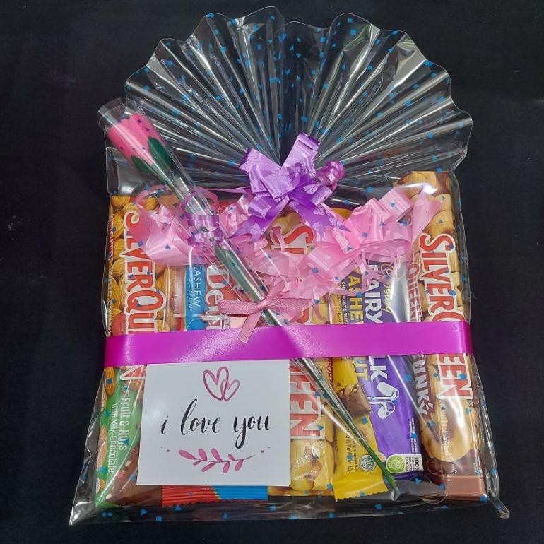 

Termurah Hampers Snack Kado Bingkisan Hadiah Parcel Coklat Valentine # Diskom