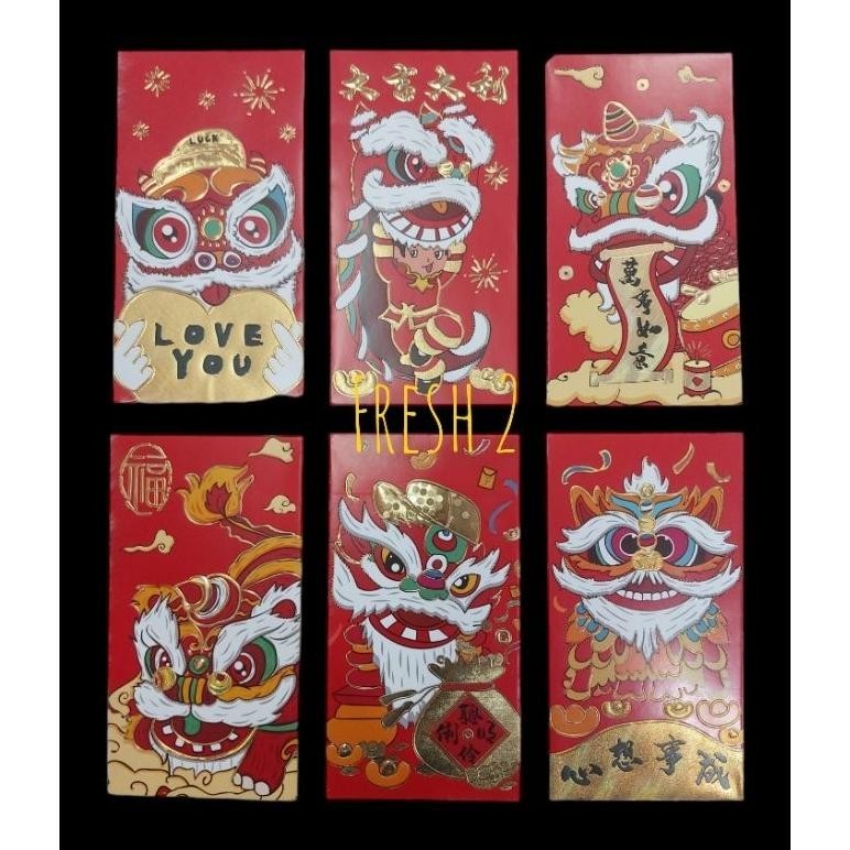 

Diskon Besar Angpao Imlek Barongsai Panjang / Angpao Terbaru 2024 / Cod