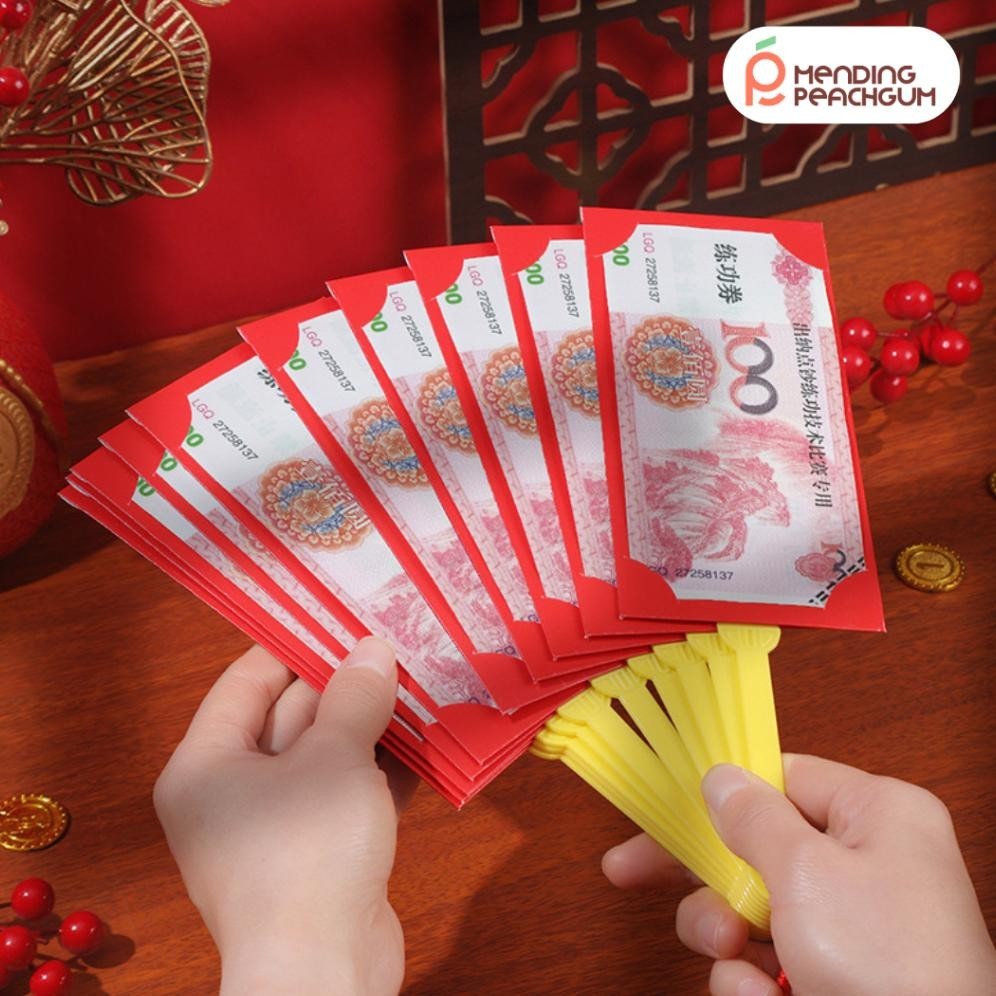

Big Sale 10 Pcs Angpau Imlek Kipas 2024 Dragon Year / Amplop Angpao Cny Tahun Naga Diskom