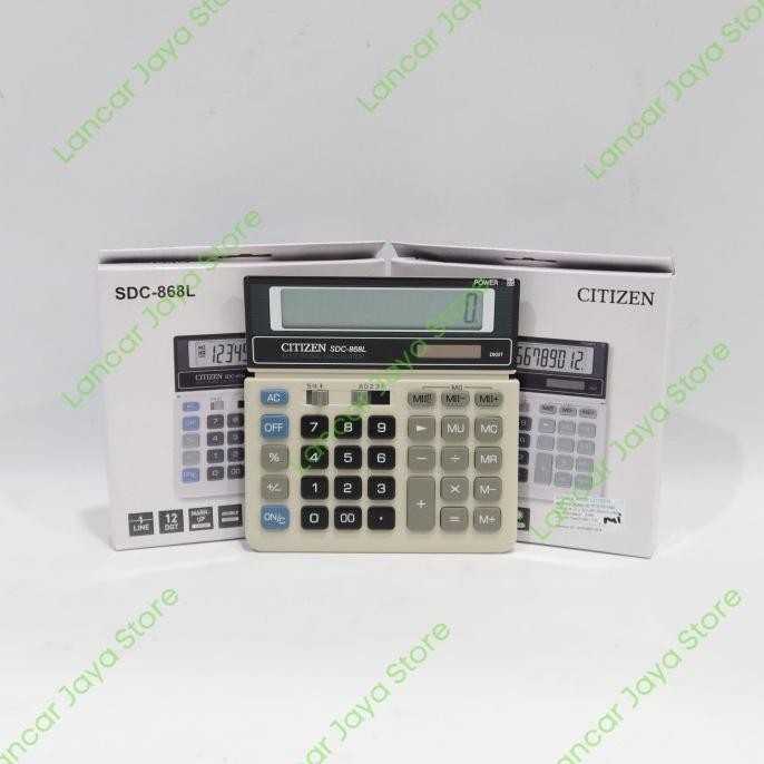 

Terjangkau - CITIZEN SDC-868L KALKULATOR