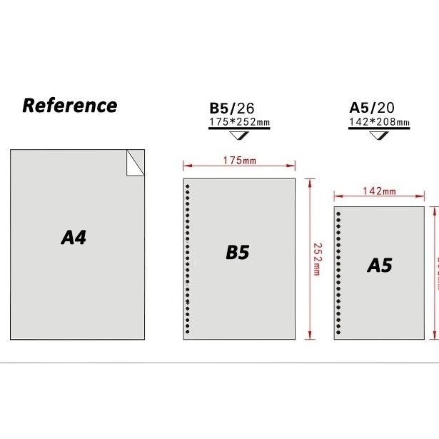 

[REAL PIC] The Coquette Diary - Binder B5 26 Ring Journal Planner Agenda Buku Notebook Aesthetic