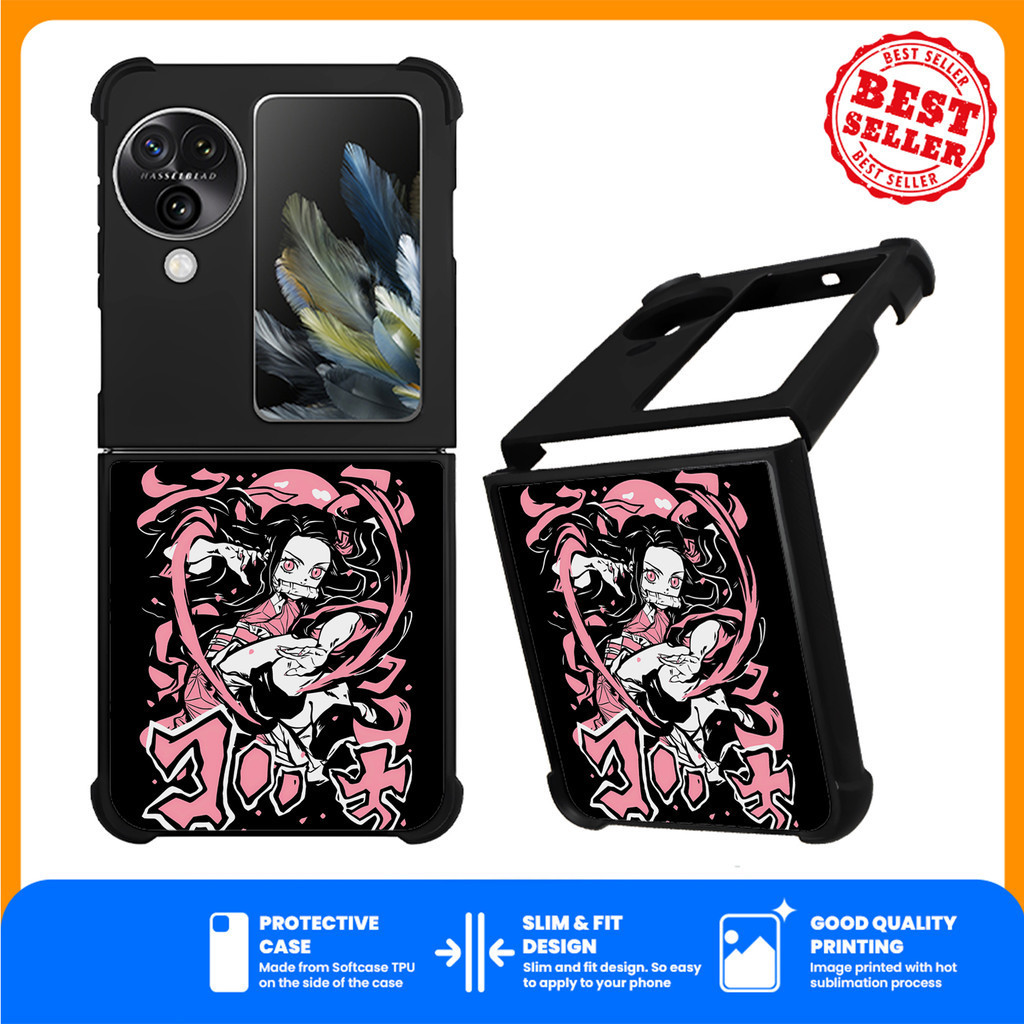 Case Casing Oppo N3 Flip Nezuko Anime AA075