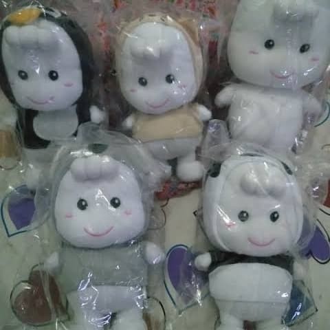 BONEKA POKOJANG PENGUIN / KUCING / KOSTUM KIMONO BONEKA ANAK