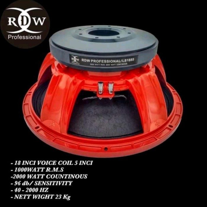 SPEAKER SUBWOOFER RDW LS1885 ORIGINAL
