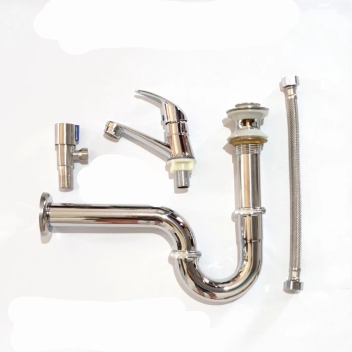 PROMO AKSESORIS WASTAFEL CUCI TANGAN / PERLENGKAPAN WASTAFEL SET KOMPLIT #ORIGINAL