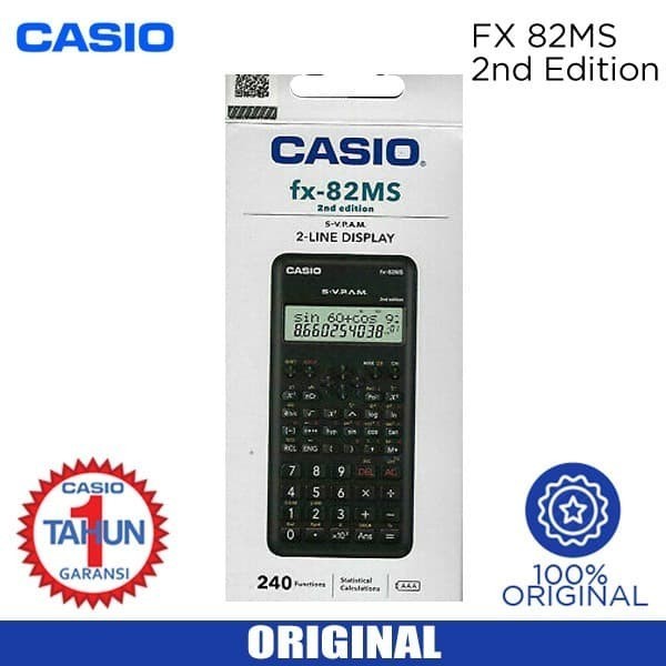 PROMO CALCULATOR CASIO FX 82 MS #ORIGINAL