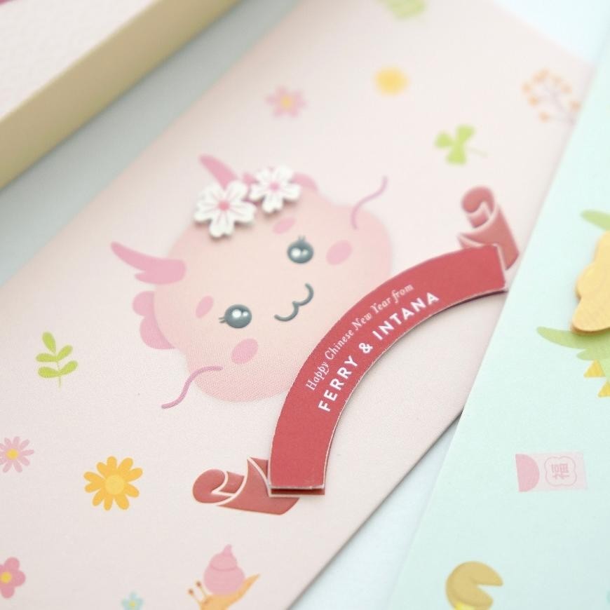 

[Ready] Long Dragon Angpao With Custom Name - Angpao Naga / Imlek 2024 / Cny / Angpao Dragon - Goodmoments