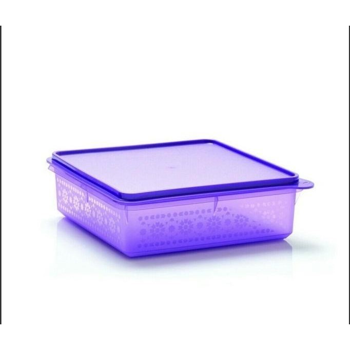 PROMO TUPPERWARE SNACK N STOR (1) UNGU / TOPLES SERBAGUNA MURAH