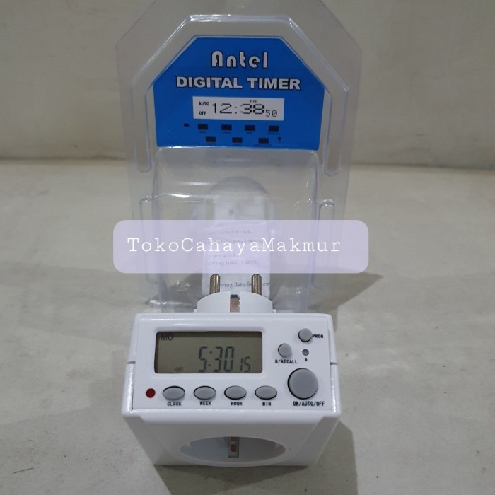 Timer Switch Digital/Stop Kontak Digital/Progamme Timer 24Hours Antel
