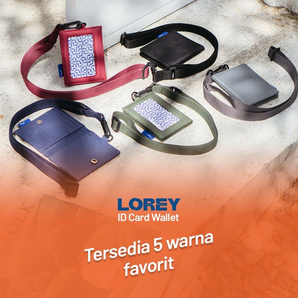 

Wallts Lorey - Lanyard Name Tag Id Card Pria Wanita