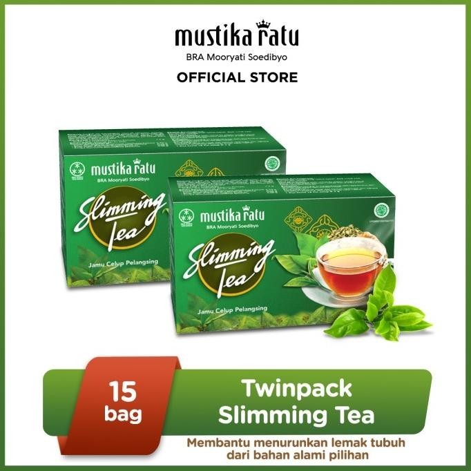 

Mustika Ratu Twinpack Slimming Tea Isi 15 Bags