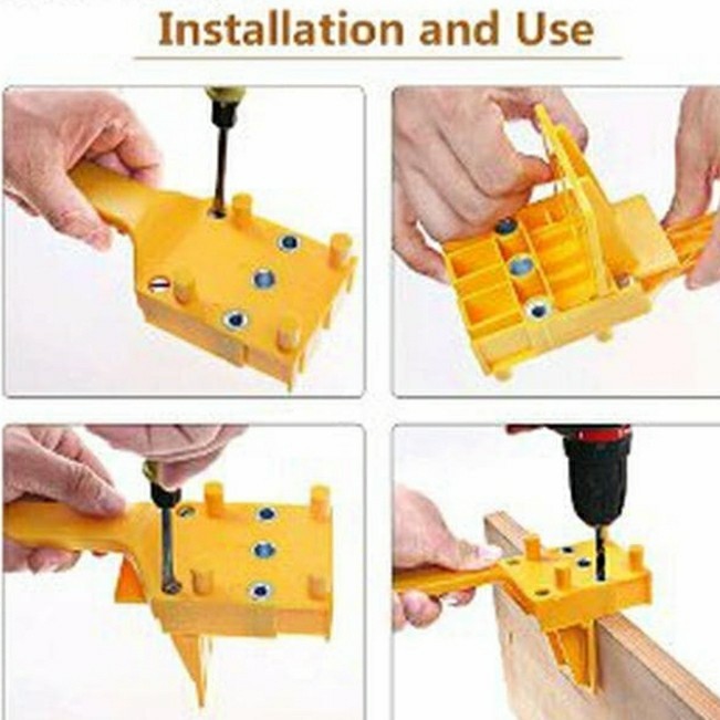 Paket Hemat Dowel Jig + Rdeer Pocket Hole Jig