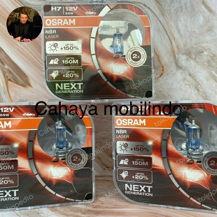 OSRAM H7 55W NBR - NBL - NIGHTBREAKER - NIGHT BREAKER LASER