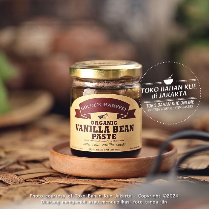 

Golden Harvest - Organic Vanilla Bean Paste 100Ml Perisa Alami Vanili