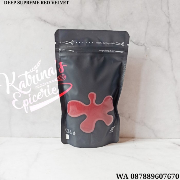 

50 Gram Pure Deep Supreme Red Velvet Flavor Powder Perisa Bubuk Gelap