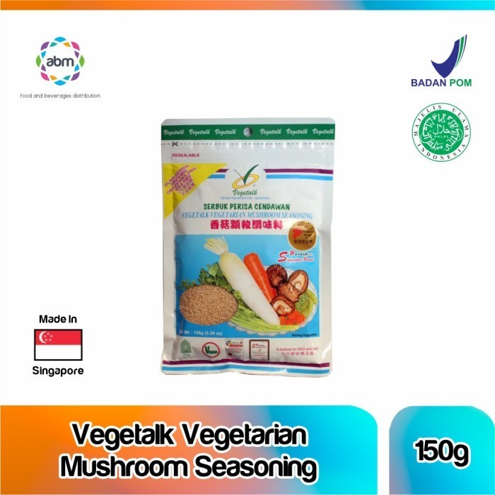 

Vegetalk Vegetarian Mushroom Seasoning 150 G / Bubuk Perisa Cendawan