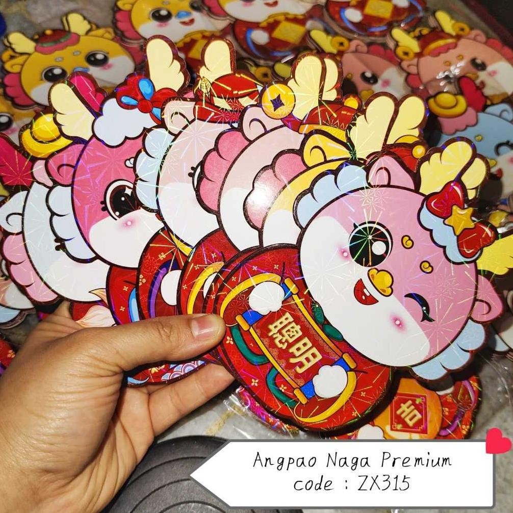 

Promo Akhir Tahun Angpao Premium Imlek 2024 Shio Naga /Angpao Naga 3D Premium Tebal /Hongbao 3D Shio Naga 2024 /Angpao Lunar New Year Sale