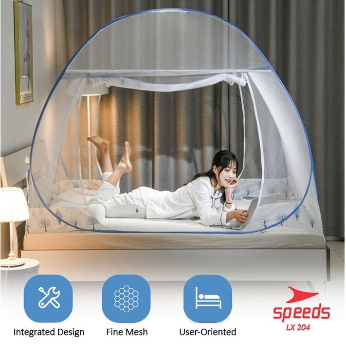 Kelambu Tidur Lipat 160X200, 180X200, 200X200 Kelambu Tenda