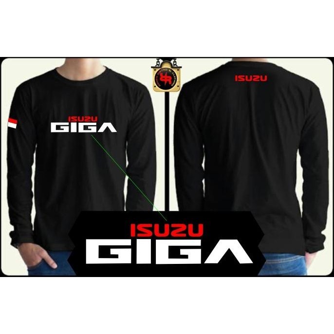 baju isuzu GIGA kaos seragam pria wanita lengan panjang