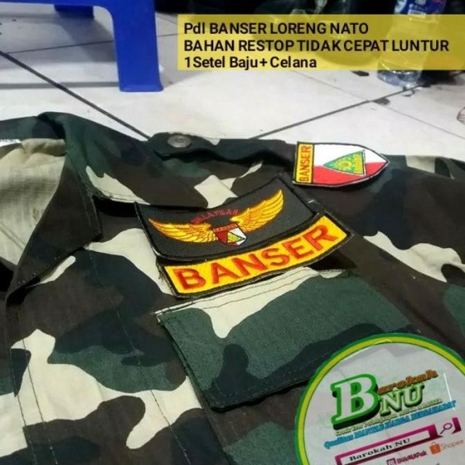 Seragam PDL BANSER LORENG NATO US