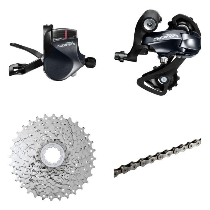 PAKET GRUPSET MINI GROUPSET SHIMANO SORA 9 SPEED