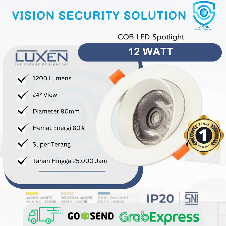 Luxen LED Spotlight COB Series 12 Watt