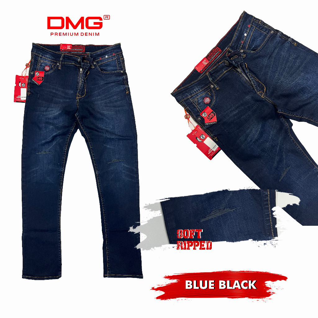 NEW LAUNCHING TERMURAH CELANA JEANS celana panjang jeans pria sobek stretch slimfit jack marco