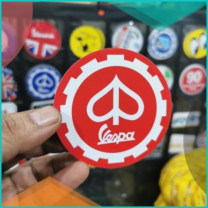 sticker vespa cung merah 16novz3 onderdil