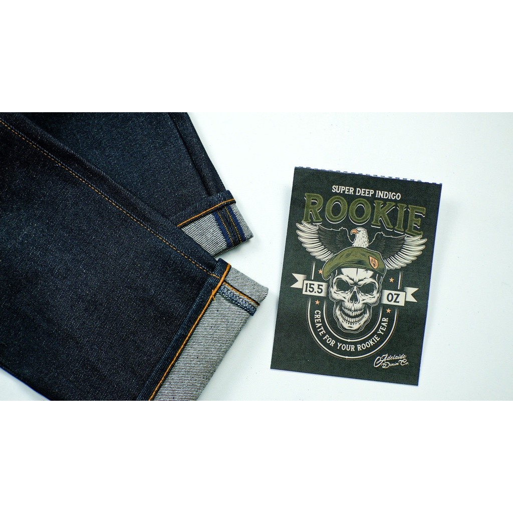 NEW LAUNCHING TERMURAH CELANA JEANS Adelaide Denim 15.5oz "Rookie" Extra Deep Indigo