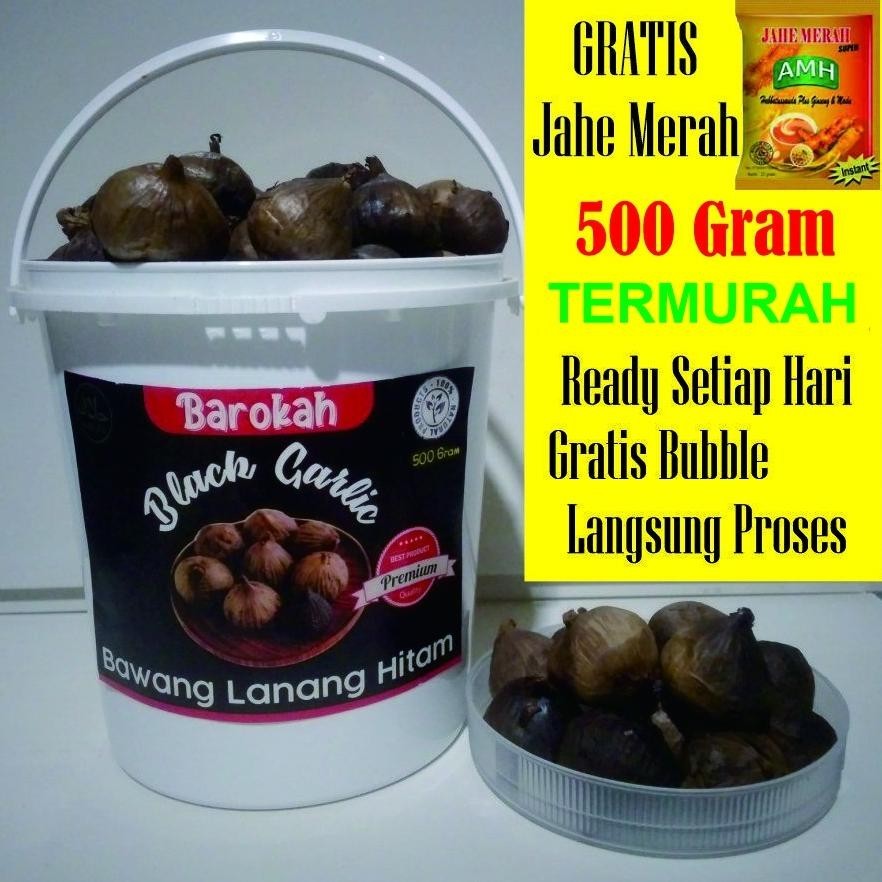 

<<READY>> BLACK GARLIC TUNGGAL BAWANG HITAM LANANG 500GRAM