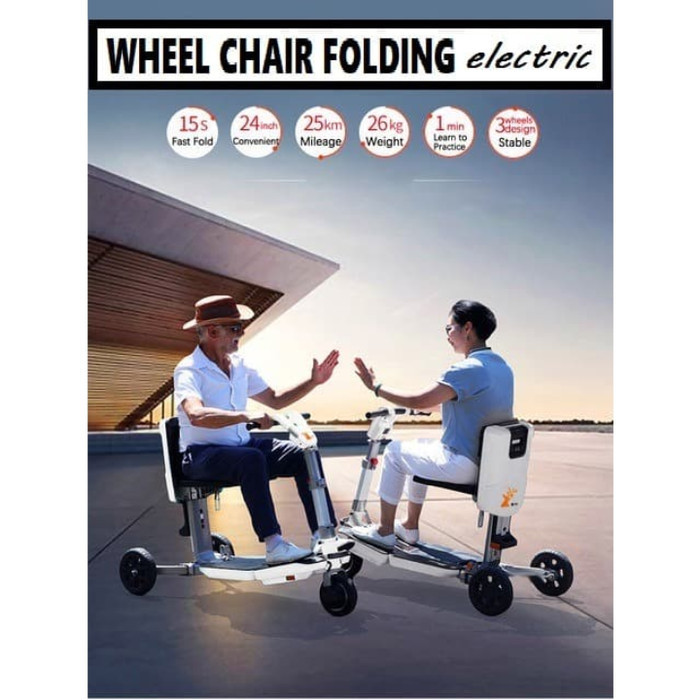 PROMO Kursi roda elektrik travelling skuter listrik, wheel chair electric