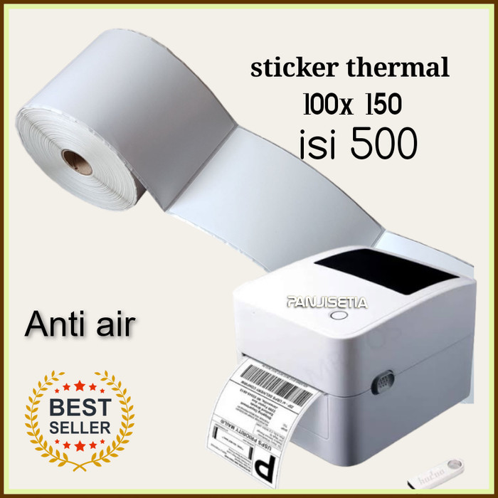 

Terlaris Kertas Resi Label 100 X 150 Thermal Barcode Sticker A6 100X150 Isi 500 Promo Terbaru