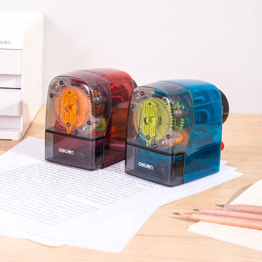 

Deli Rotary Pencil Sharpener - Putar Pensil Transparan 8mm R10800 - Kamame