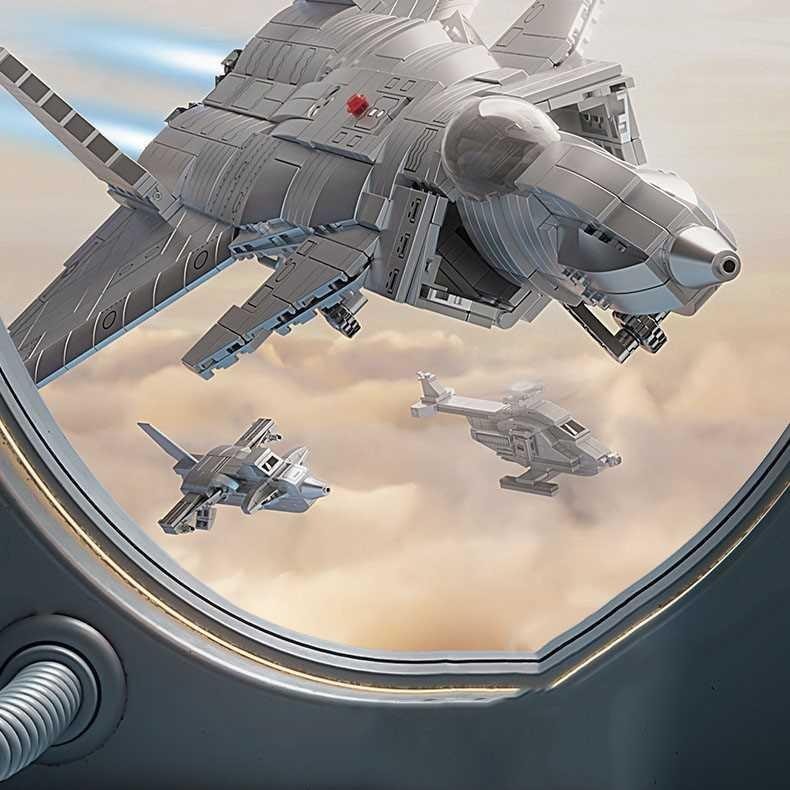 PROMO BROTHER Mainan Pesawat Jet Tempur Lego 510 Blocks - 8835