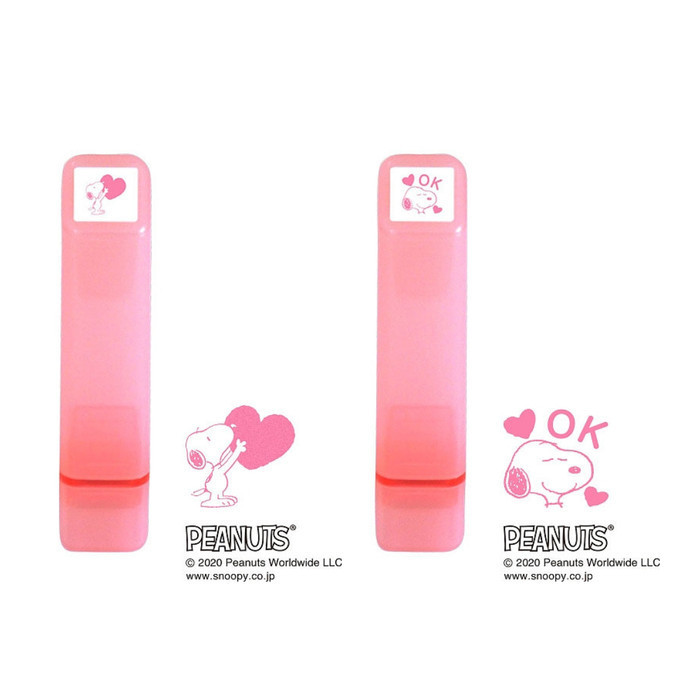 

Kodomo No Kao Mini Stamp Peanuts Snoopy Pastel Ink 6mm Stempel Mini -fo2
